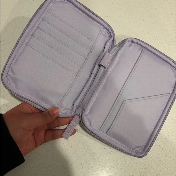 Luka Zip Passport Wallet in Orchid - Picture 3 of 4